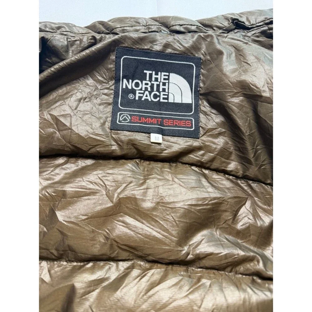 The North Face Summit Series Men's Down Puffer Vest - Size M - Bronze/Brown